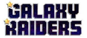 Logo for the game Galaxy Raiders by Absolutely Skint.